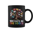 100 Days In The Books Reading Teachers Librarians School Graphic Print Coffee Mug