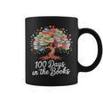 100th Day Of School Books Tree Reading Graphic Print Coffee Mug