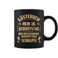 18th Birthday Guest Book To Sign 18 Years Graphic Print Coffee Mug 18th Birthday Guest Book To Sign 18 Years Graphic Print Coffee Mug