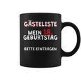 18th Birthday Guest List Guest Book Years T-Shirt Graphic Print Coffee Mug