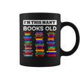 50th Birthday I'm This Many Books Old 50 Years Old Bookworm Graphic Print Coffee Mug 50th Birthday I'm This Many Books Old 50 Years Old Bookworm Graphic Print Coffee Mug