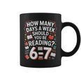 67 For Reading With Books Graphic Print Coffee Mug