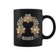 70s Groovy Rainbow Reading Outfit Hippie Peace Love Books Graphic Print Coffee Mug