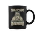 Abibliophobia Reading Bookworm Books Reader Graphic Print Coffee Mug