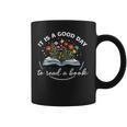 Adorable Floral Good Day To Read A Book Library Lover Graphic Print Coffee Mug