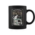 Anti-Social Book-Club Cat Graphic Graphic Print Coffee Mug