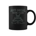 Antisocial Book Club Less Talk More Reading Graphic Print Coffee Mug Antisocial Book Club Less Talk More Reading Graphic Print Coffee Mug