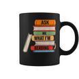 Ask Me What I'm Reading Book Lover Apparel Graphic Print Coffee Mug