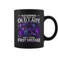 Assuming I'm Just An Old Lady Fantasy Book Reader Mom Dragon Graphic Print Coffee Mug