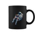 Astronaut Reading Book Sci-Fi Enthusiast Graphic Print Coffee Mug