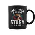 Audiobook Enthusiasts Headphones Flowers Book Club Bookworm Graphic Print Coffee Mug