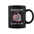 Audiobooks Listener Fun Tee Audio Book And Book Nerd Graphic Print Coffee Mug