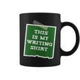 Author This Is My Writing Tee Novelist Story Book Writer Graphic Print Coffee Mug
