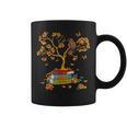 Avid Reader- Book Worm Floral Bird Graphic Print Coffee Mug