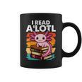 Axolotl Book Lover Librarian Reading Library Readers Graphic Print Coffee Mug