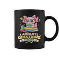 I Axolotl Questions Teacher Cute Reading Book Graphic Print Coffee Mug