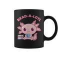 Axolotl Read A Lotl Book Lover Reading Books Cute Graphic Print Coffee Mug Axolotl Read A Lotl Book Lover Reading Books Cute Graphic Print Coffee Mug