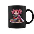 Axolotl Reading Bookworm Book Lovers Graphic Print Coffee Mug Axolotl Reading Bookworm Book Lovers Graphic Print Coffee Mug