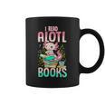Axolotl Shirts For Girls Book Lover Cute I Read Alotl Books Graphic Print Coffee Mug
