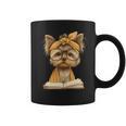 Baby Tiger Open Book Reading Graphic Portrait Round Glasses Graphic Print Coffee Mug Baby Tiger Open Book Reading Graphic Portrait Round Glasses Graphic Print Coffee Mug