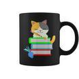 Back To School Kawaii Cat School Books Homework For Men Women Kids Graphic Print Coffee Mug