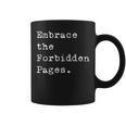Banned Books Week Literacy Librarian Book Nerd Graphic Print Coffee Mug