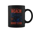 Beach Book Club Girl Summer Bookish Beach Day Librarian Graphic Print Coffee Mug