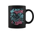 Beach Book Club Seashell Starfish Summer Vacation Hawaii Graphic Print Coffee Mug
