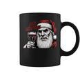 Bite Christmas Vampire Santa Claus Vintage Comic Book Style Graphic Print Coffee Mug