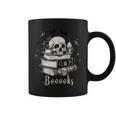 Boo Skeleton Skull Books Halloween Women School Teacher Kid Graphic Print Coffee Mug