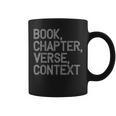 Book Chapter Verse Context Christian Theology Graphic Print Coffee Mug Book Chapter Verse Context Christian Theology Graphic Print Coffee Mug