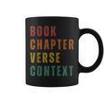 Book Chapter Verse Context Graphic Print Coffee Mug Book Chapter Verse Context Graphic Print Coffee Mug