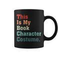 This Is My Book Character Costume For Book Lovers Vintage Graphic Print Coffee Mug