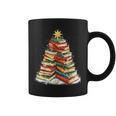 Book Christmas Tree Reading Graphic Print Coffee Mug
