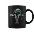 Book Critic Elf Job Christmas Graphic Print Coffee Mug Book Critic Elf Job Christmas Graphic Print Coffee Mug