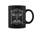 A Book A Day Keeps Reality Away Classic Fantasy Dragon Graphic Print Coffee Mug