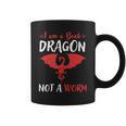 I Am A Book Dragon Not A Worm Graphic Print Coffee Mug