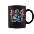 Book Dragon Reading Graphic Print Coffee Mug