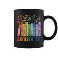 Book Flower Abolish ICE Meme For Women Girl Graphic Print Coffee Mug
