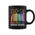 Book Flower Big Fan Of Human Rights Protest Feminist Quote Graphic Print Coffee Mug