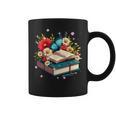 Book Flowers And Butterfly Beautiful Reading Reader Graphic Print Coffee Mug