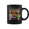 Book Lover Distracted By Books & Dragons Bookworm Graphic Print Coffee Mug
