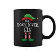 The Book Lover Elf Christmas Books Reading Lover Graphic Print Coffee Mug