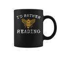 Book Lover I'd Rather Bee Reading Teacher Librarian Graphic Print Coffee Mug