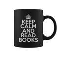 Book Lover Keep Calm And Read Books Graphic Print Coffee Mug Book Lover Keep Calm And Read Books Graphic Print Coffee Mug