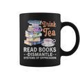 Book Lover Quote Drink Tea Read Books Cool Book Lover Graphic Print Coffee Mug