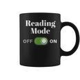 Book Lover Readers Reading Mode On Graphic Print Coffee Mug