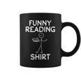 Book Lover Reading Shirt Book Reading Stick Figure Graphic Print Coffee Mug