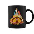 Book Lover Turkey Day Thankful Holiday Thanksgiving Day Graphic Print Coffee Mug