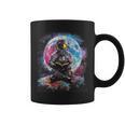 Book Lovers Cool Astronaut Reading Books In Space Kids Graphic Print Coffee Mug
